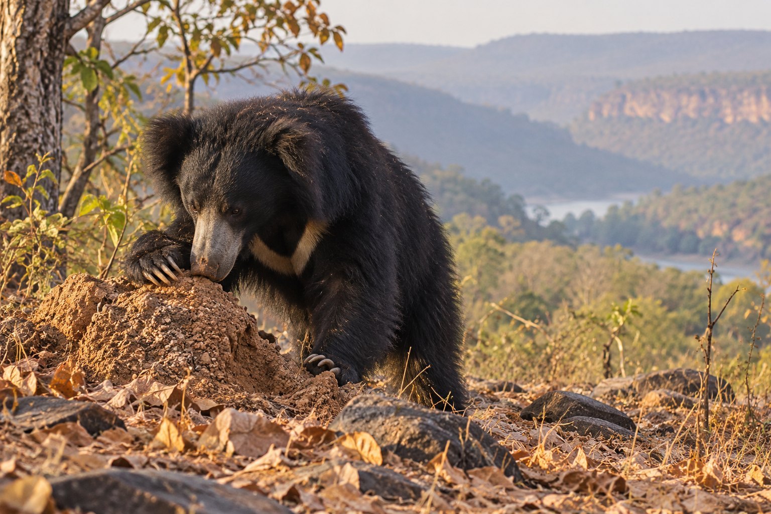 Sloth bear: the ant-eating bear of the Indian subcontinent