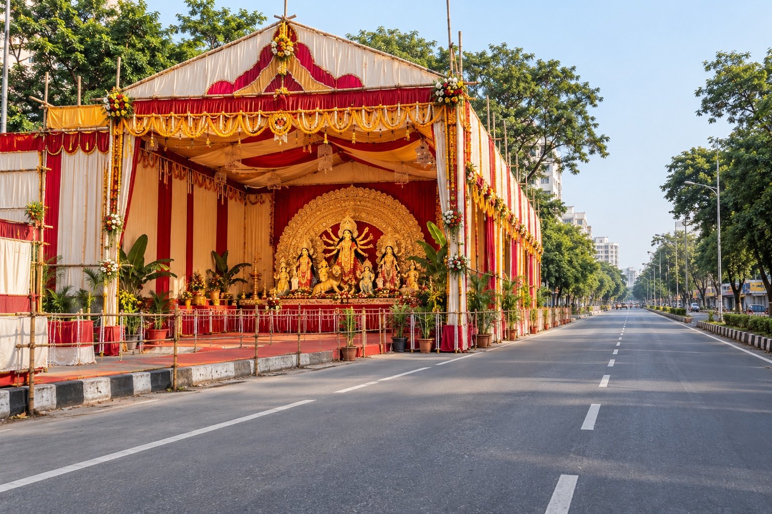 Orissa High Court: road pandals may stand if movement stays open
