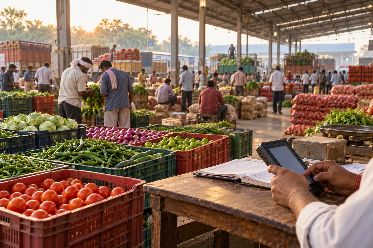 Agricultural marketing in India: from APMC mandis to e-NAM