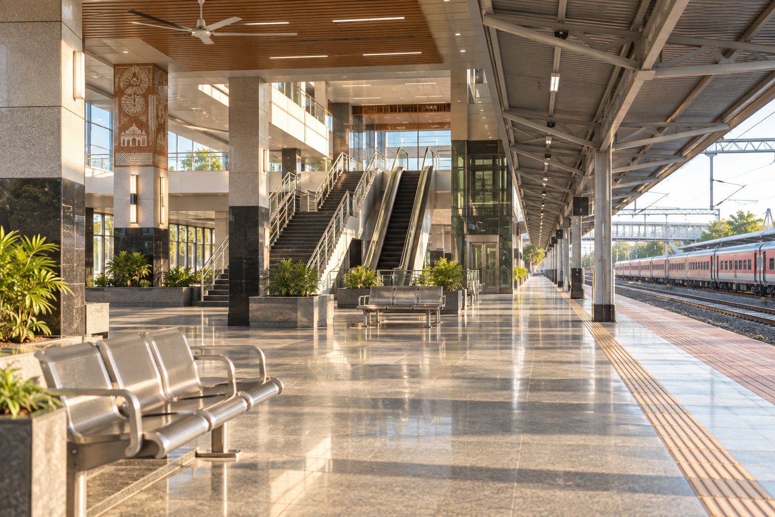 Amrit Bharat Station Scheme: master-plan redevelopment of railway stations