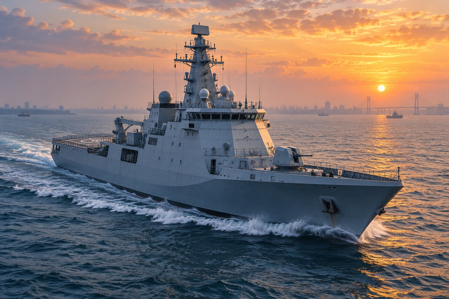 Navy's Next Generation Offshore Patrol Vessel 'Shreyas' launched at GRSE, Kolkata