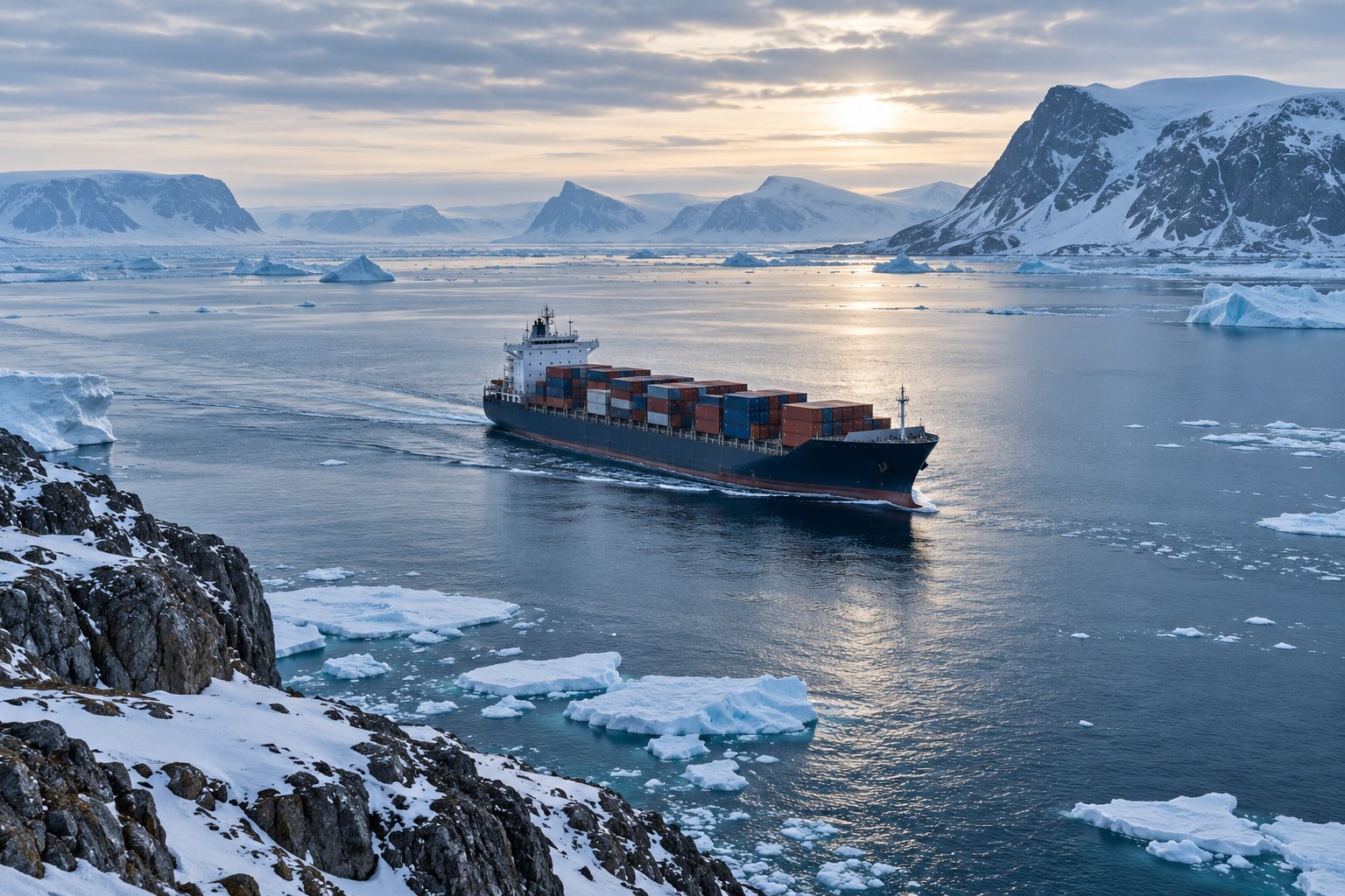 Arctic shipping routes: the Northern Sea Route and the Northwest Passage