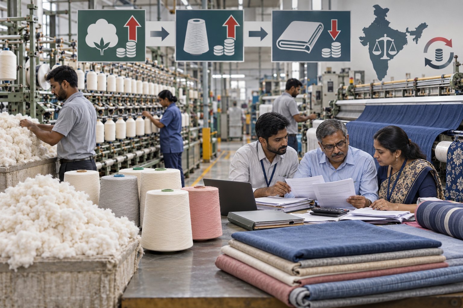 Inverted duty structure in GST: the textile value chain