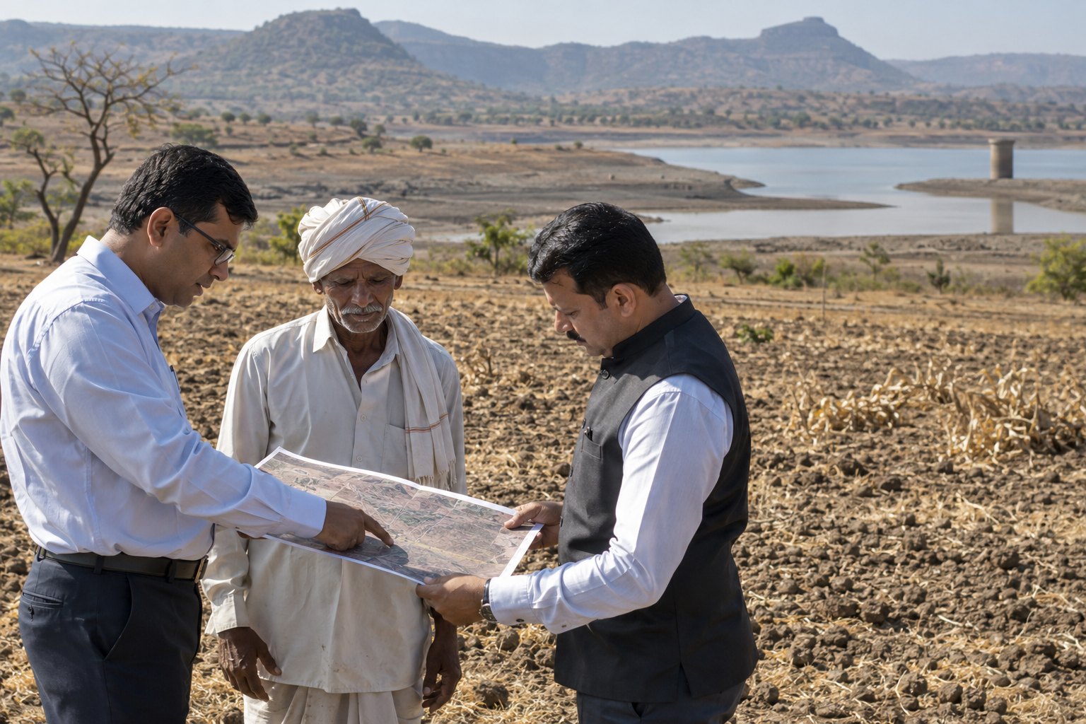 NDRF drought aid: central team ends Maharashtra survey; memorandum next