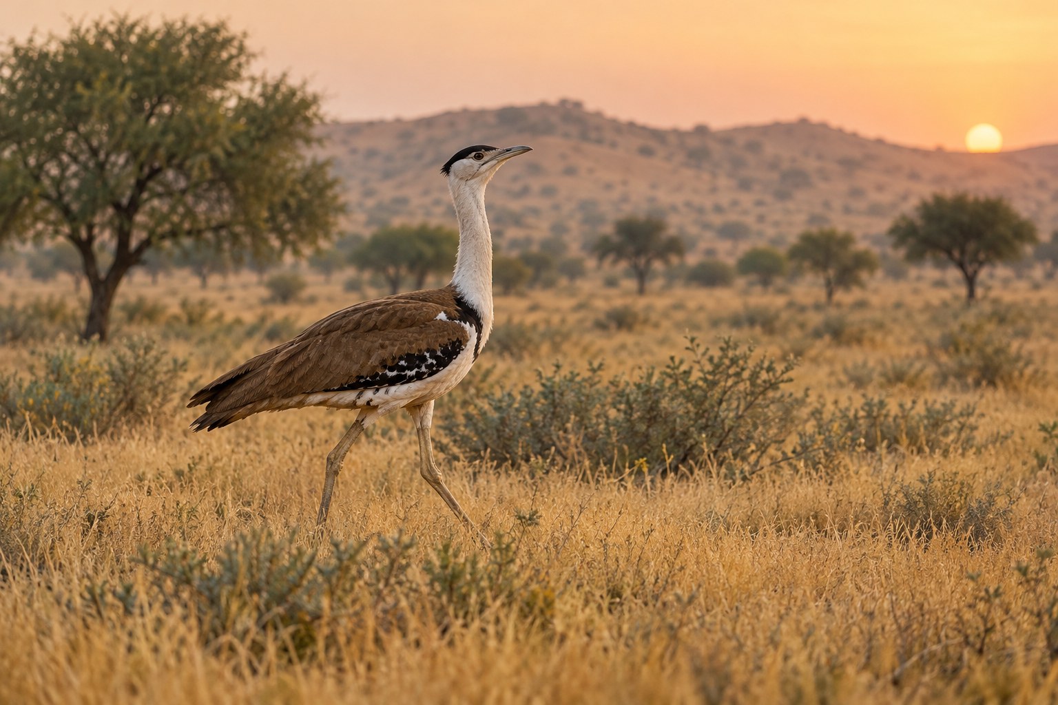 First captive-bred great Indian bustards released into the wild