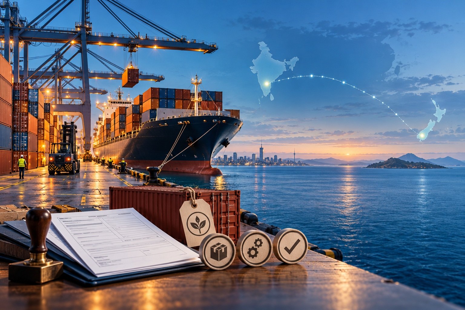 India–New Zealand FTA due in force on 20 October; origin rules notified