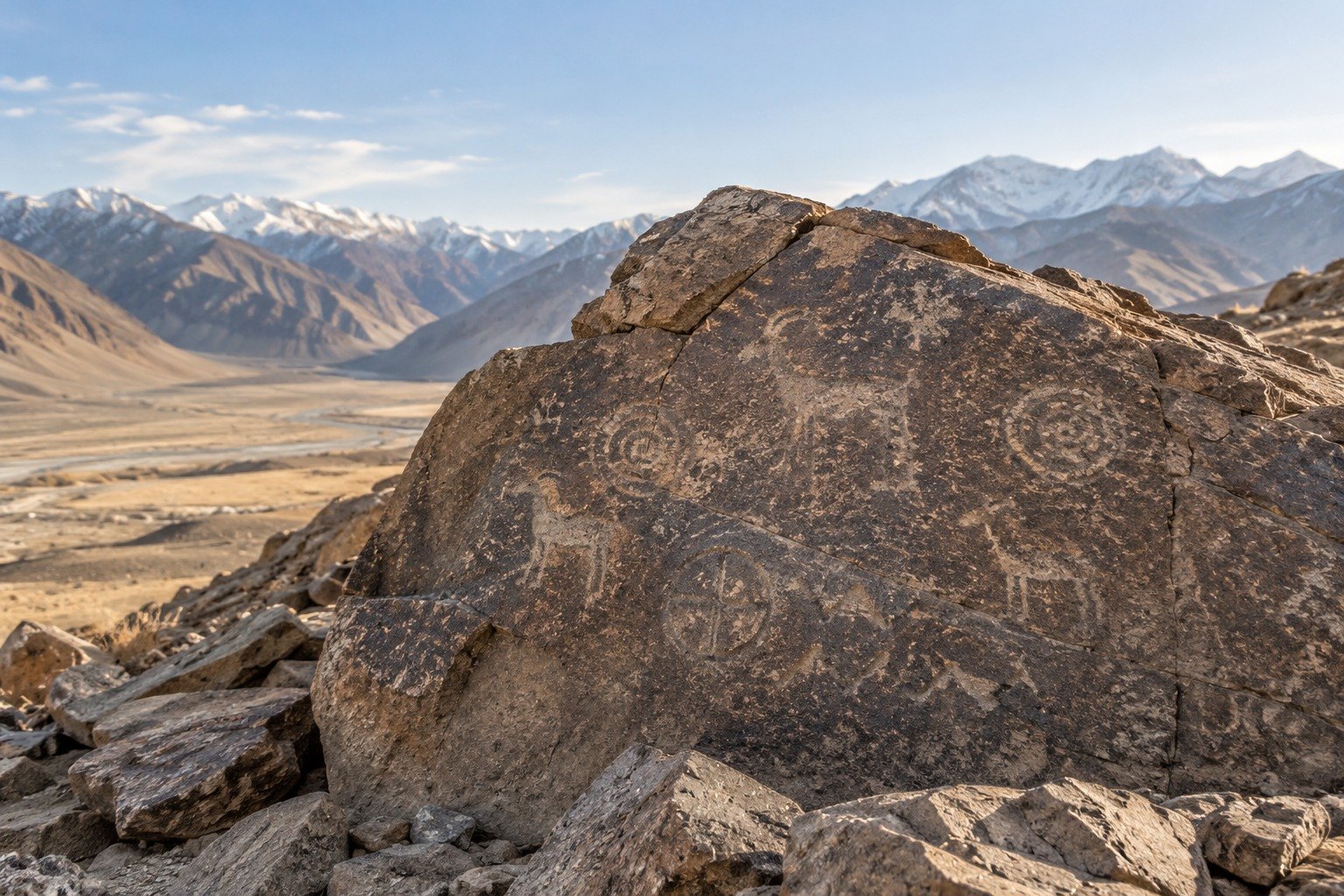 PM inaugurates India's first Petroglyph Conservation Park at Leh's Sindhu Ghat