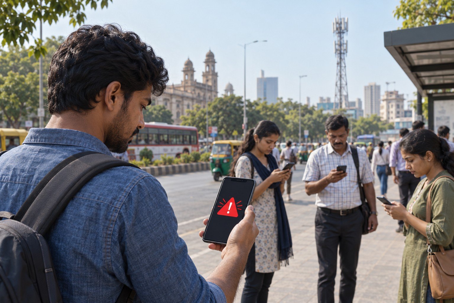 Cell broadcast and civil defence: how India warns its public
