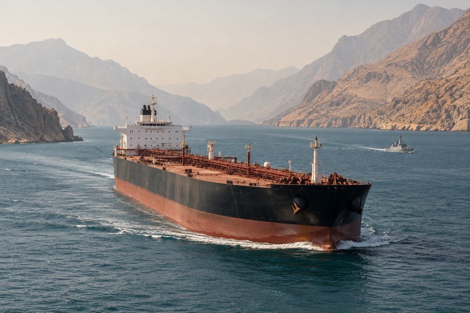 Projectile strikes ship in Strait of Hormuz, injuring 11 Indian crew