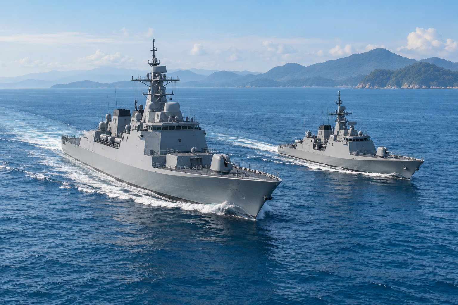 INS Sahyadri and Kulish conclude AIME 2026 in the Philippines