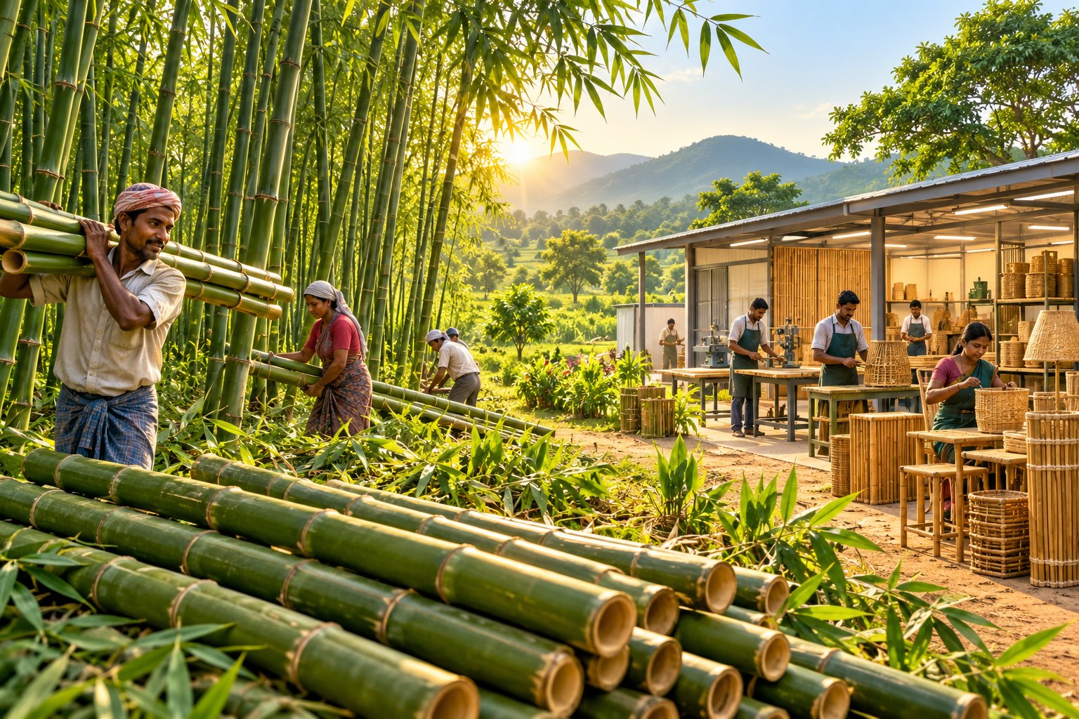 Bamboo: the 2017 Indian Forest Act change and National Bamboo Mission