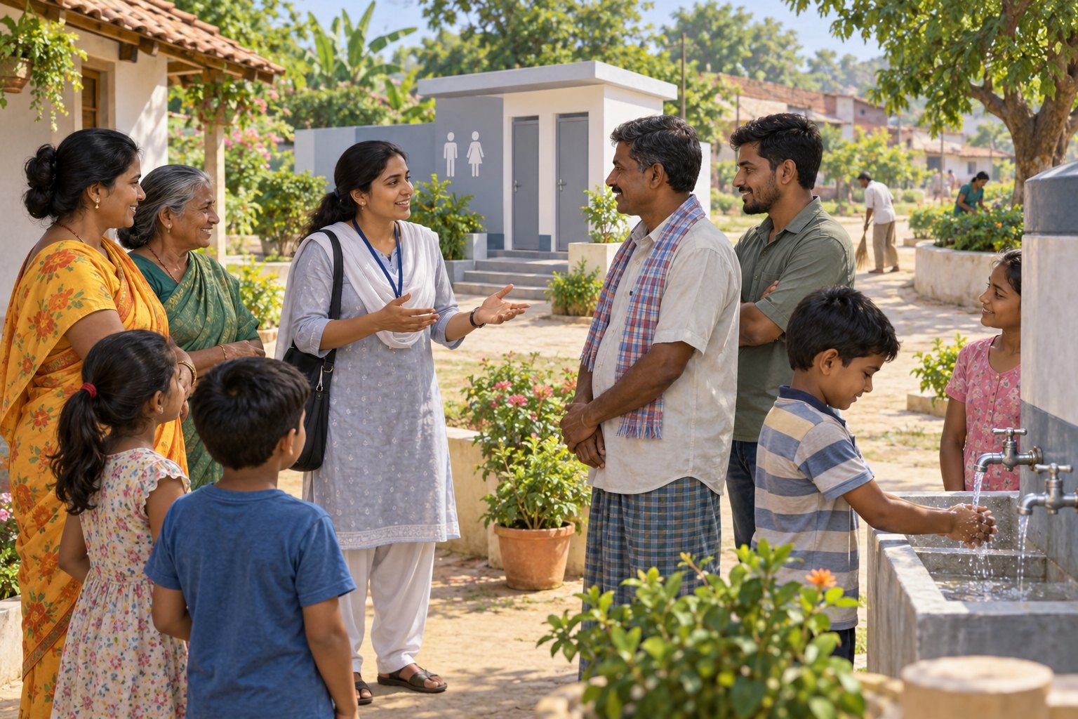 Behaviour change in Swachh Bharat Mission: SBCC, Swachhagrahis and ODF protocols