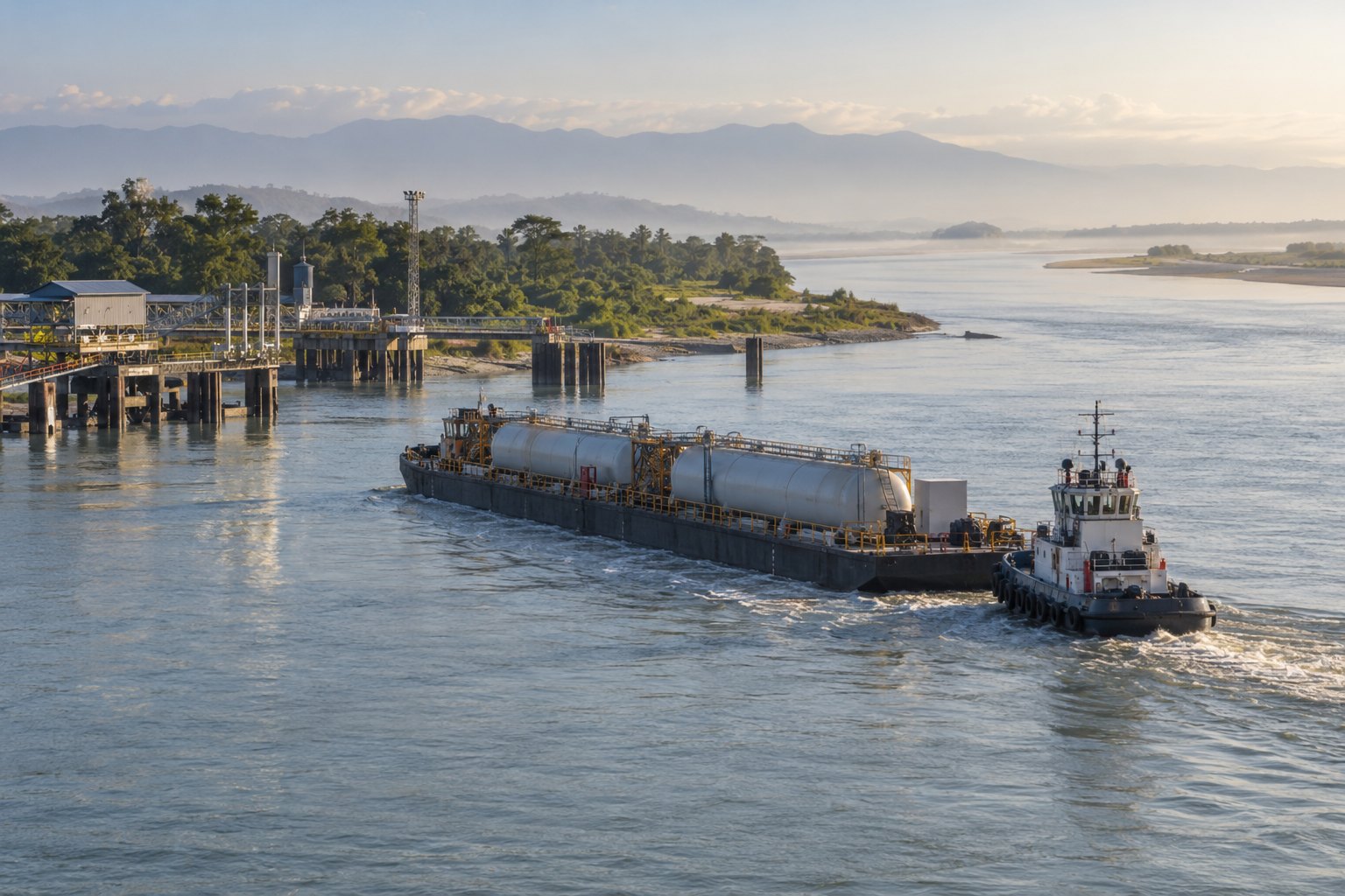 National Waterway-2 and Protocol Route: Assam methanol barge sails for Dhaka