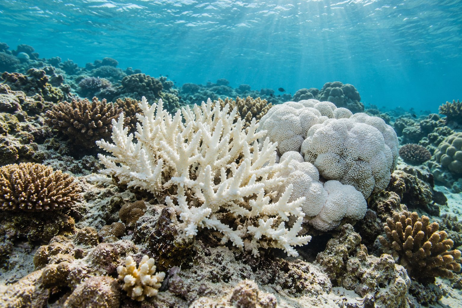 Coral bleaching in 2024 hit Lakshadweep's reefs hardest, study finds