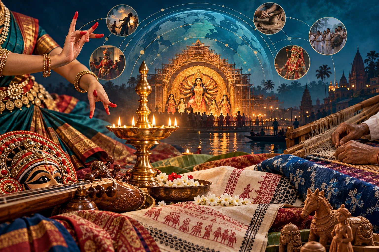 UNESCO's Intangible Cultural Heritage lists and India's 16 elements