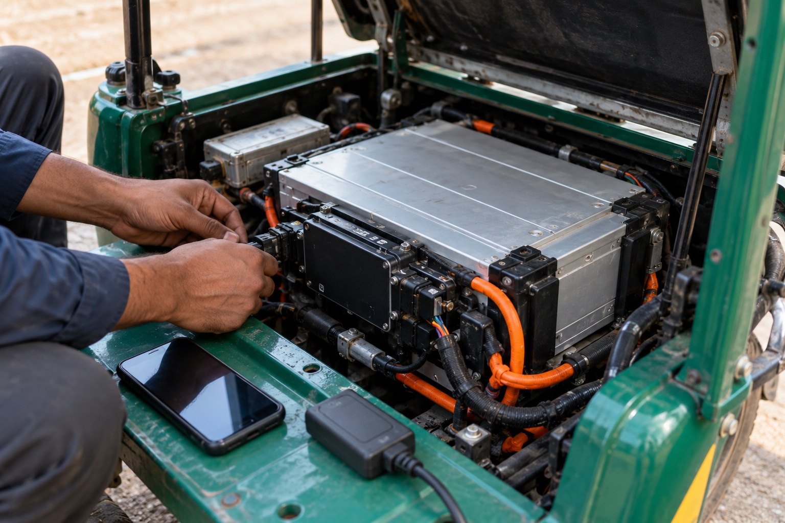 Battery management systems (BMS) in EVs and Bluetooth-connected battery risk