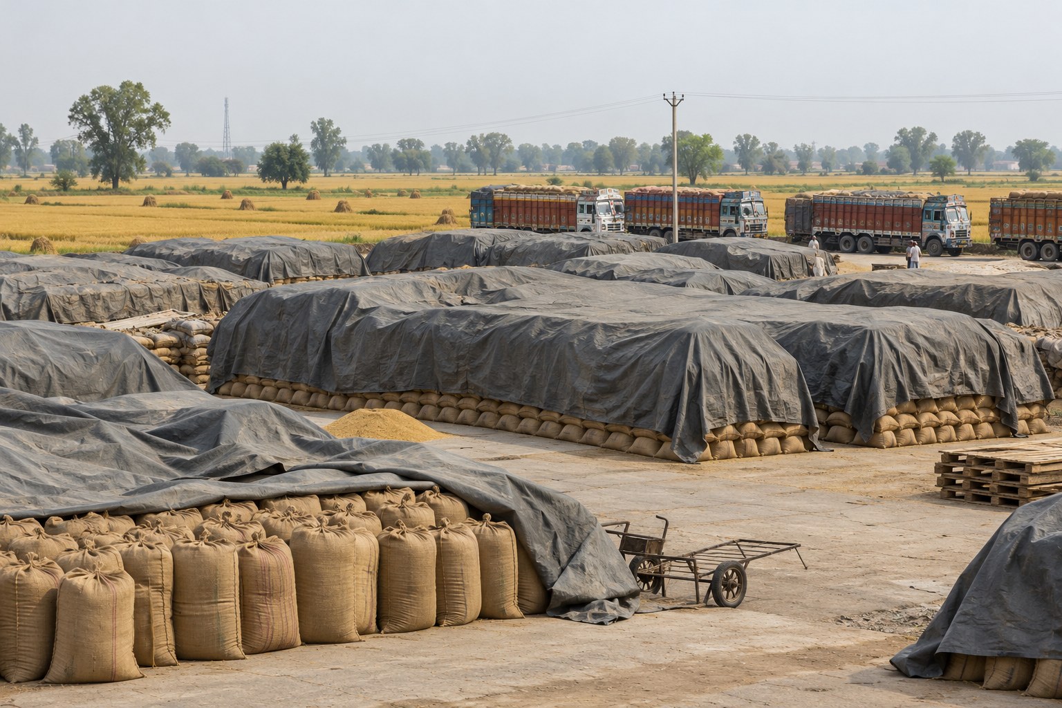 Punjab storage crunch deepens as new paddy meets old stocks